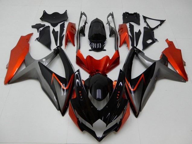 Discount 2008-2010 Orange Grey Glossy Black Suzuki GSXR 600/750 Motorcycle Fairings Canada
