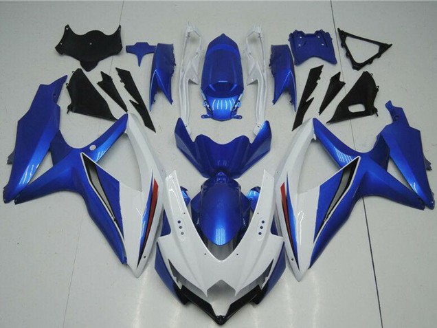 Discount 2008-2010 White Blue Suzuki GSXR 600/750 Motorcycle Fairings Canada
