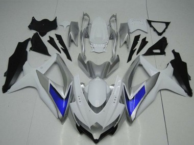 Discount 2008-2010 Silver White Blue Black Suzuki GSXR 600/750 Motorcycle Fairings Canada