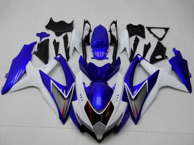 Discount 2008-2010 White Blue Black Red Line Suzuki GSXR 600/750 Motorcycle Fairings Canada