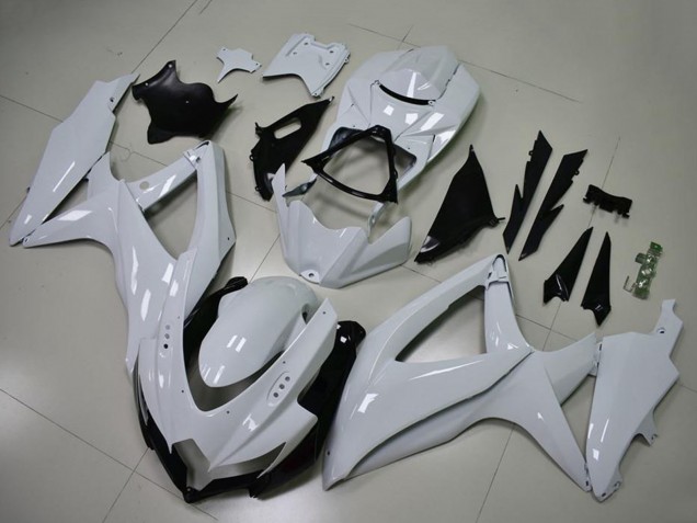 Discount 2008-2010 Glossy White Suzuki GSXR 600/750 Motorcycle Fairings Canada