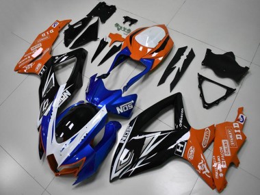 Discount 2008-2010 Orange Blue White Glossy Black Suzuki GSXR 600/750 Motorcycle Fairings Canada