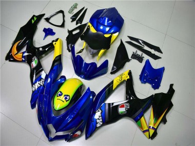 Discount 2008-2010 Blue Yellow Shark Suzuki GSXR 600/750 Motorcycle Fairings Canada