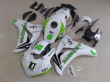 Discount 2008-2011 White Green Glossy Black Hannspree 10 Honda CBR1000RR Motorcycle Fairings Canada
