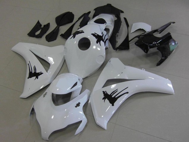 Discount 2008-2011 White Black with Special Decals Honda CBR1000RR Motorcycle Fairings Canada