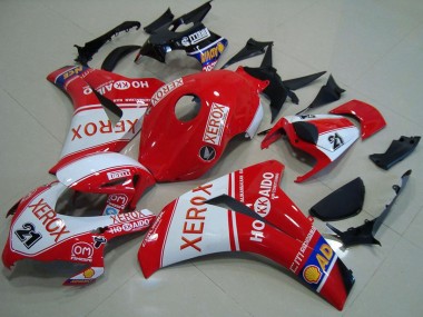 Discount 2008-2011 White Red Xerox 21 Honda CBR1000RR Motorcycle Fairings Canada