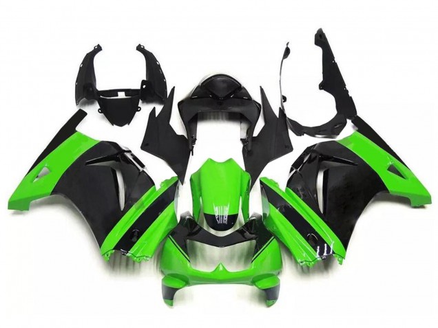 Discount 2008-2012 Green Black Kawasaki EX250 Motorcycle Fairing Canada