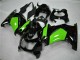 Discount 2008-2012 Glossy Black Green Kawasaki EX250 Motorcycle Fairings Canada