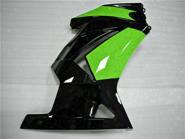 Discount 2008-2012 Glossy Black Green Kawasaki EX250 Motorcycle Fairings Canada