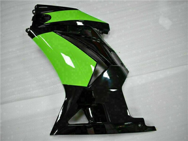 Discount 2008-2012 Glossy Black Green Kawasaki EX250 Motorcycle Fairings Canada