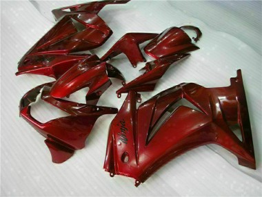 Discount 2008-2012 Maroon Red Kawasaki EX250 Motorcycle Fairings Canada