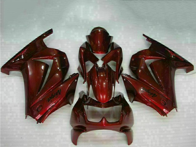 Discount 2008-2012 Maroon Red Kawasaki EX250 Motorcycle Fairings Canada