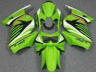 Discount 2008-2012 Green White Black Kawasaki EX250 Motorcycle Fairing Canada