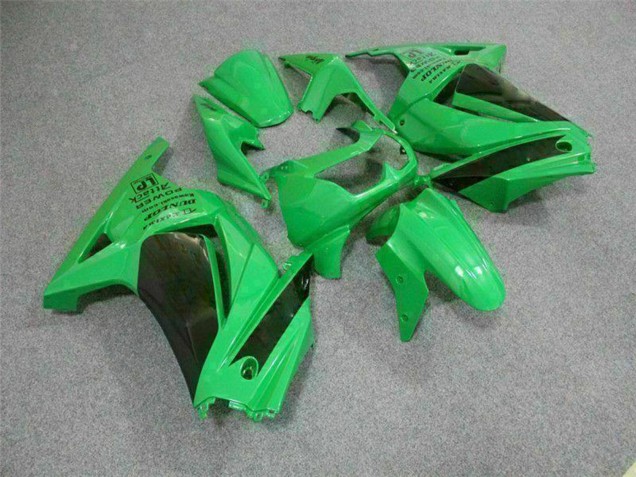 Discount 2008-2012 Green Black Kawasaki EX250 Motorcycle Fairings Canada