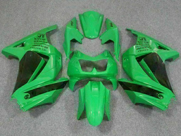 Discount 2008-2012 Green Black Kawasaki EX250 Motorcycle Fairings Canada