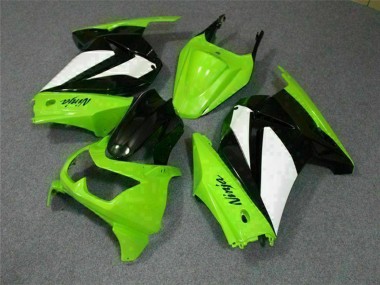 Discount 2008-2012 Green White Black Kawasaki EX250 Motorcycle Fairings Canada