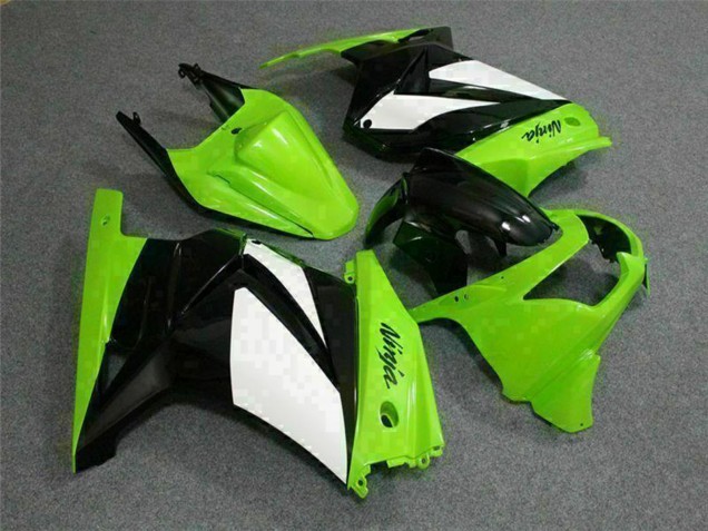Discount 2008-2012 Green White Black Kawasaki EX250 Motorcycle Fairings Canada