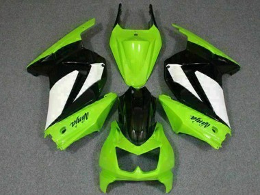 Discount 2008-2012 Green White Black Kawasaki EX250 Motorcycle Fairings Canada