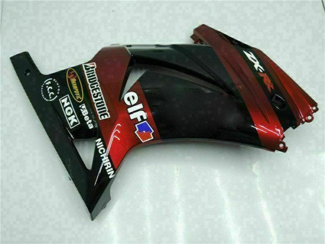 Discount 2008-2012 Glossy Black Maroon Red Kawasaki EX250 Motorcycle Fairings Canada