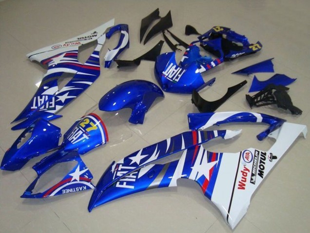 Discount 2008-2016 White Blue Fiat Motul Michelin 27 Yamaha YZF R6 Motorcycle Fairings Canada
