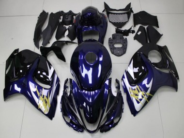 Discount 2008-2020 Dark Blue White Gold Suzuki GSXR 1300 Hayabusa Motorcycle Fairings Canada