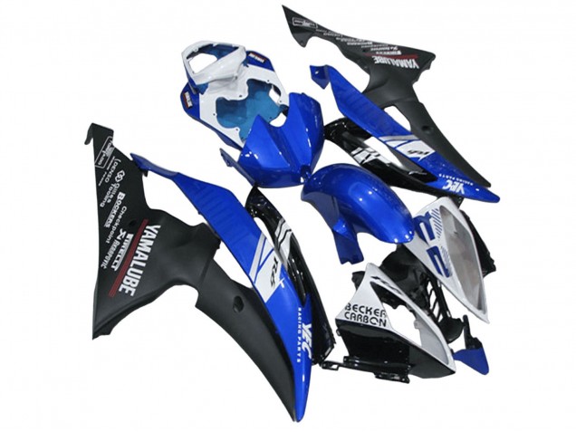 Discount 2008-2016 White Blue Matte Black Yamalube Yamaha YZF R6 Motorcycle Fairings Canada