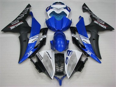 Discount 2008-2016 White Blue Matte Black Yamalube Yamaha YZF R6 Motorcycle Fairings Canada