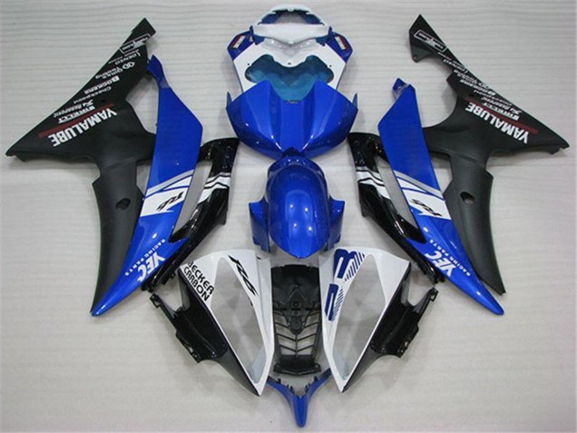 Discount 2008-2016 White Blue Matte Black Yamalube Yamaha YZF R6 Motorcycle Fairings Canada