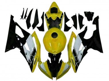 Discount 2008-2016 Yellow White Glossy Black Yamaha YZF R6 Motorcycle Fairings Canada