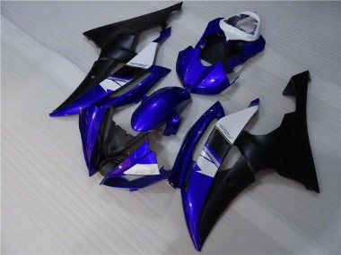Discount 2008-2016 White Blue Matte Black Yamaha YZF R6 Motorcycle Fairings Canada