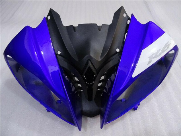 Discount 2008-2016 White Blue Matte Black Yamaha YZF R6 Motorcycle Fairings Canada