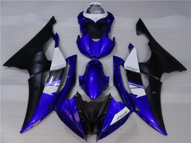 Discount 2008-2016 White Blue Matte Black Yamaha YZF R6 Motorcycle Fairings Canada
