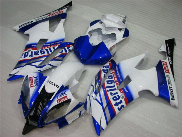 Discount 2008-2016 White Blue Red Sterilgarda Volvo Fimer Yamalube Yamaha YZF R6 Motorcycle Fairings Canada