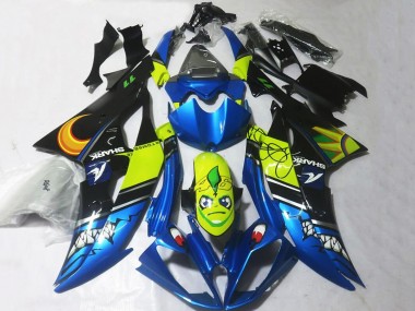 Discount 2008-2016 Blue Yellow Black Shark Yamaha YZF R6 Motorcycle Fairings Canada
