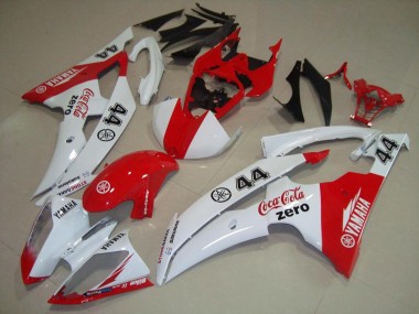 Discount 2008-2016 White Red Cocacola 44 Yamaha YZF R6 Motorcycle Fairings Canada