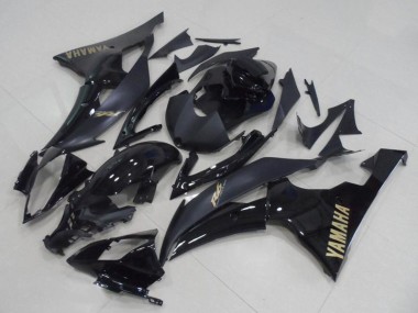 Discount 2008-2016 Glossy Black Matte Black Gold Decals Yamaha YZF R6 Motorcycle Fairings Canada