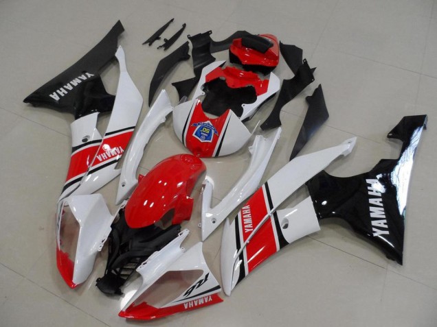 Discount 2008-2016 White Red Glossy Black Yamaha YZF R6 Bike Fairings Canada