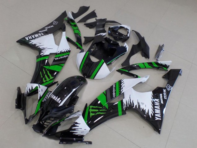 Discount 2008-2016 White Glossy Black Green Monster Motul Yamaha YZF R6 Motorcycle Fairings Canada