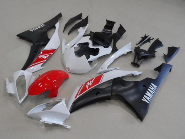 Discount 2008-2016 White Red Matte Black Yamaha YZF R6 Motorcycle Fairing Kits Canada