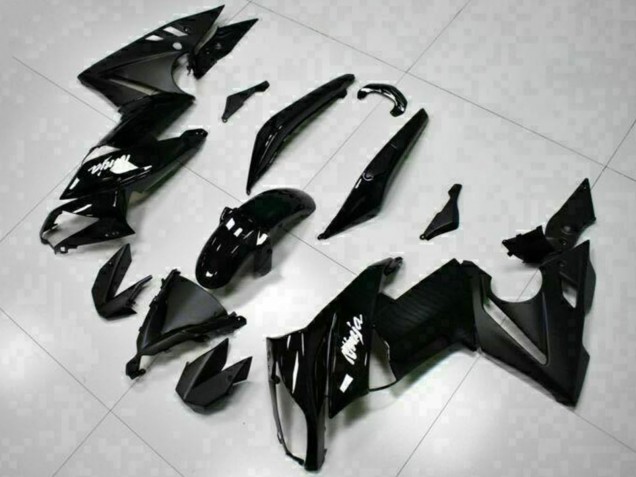 Discount 2009-2011 Glossy Black White Decal Kawasaki EX650 Motorcycle Fairings Canada