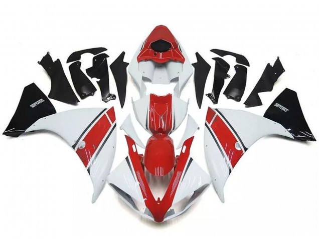 Discount 2009-2011 White Red Black Yamaha YZF R1 Motorcycle Fairings Canada