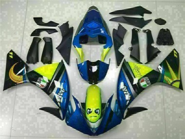 Discount 2009-2011 Blue Yellow Shark Yamaha YZF R1 Motorcycle Fairings Canada