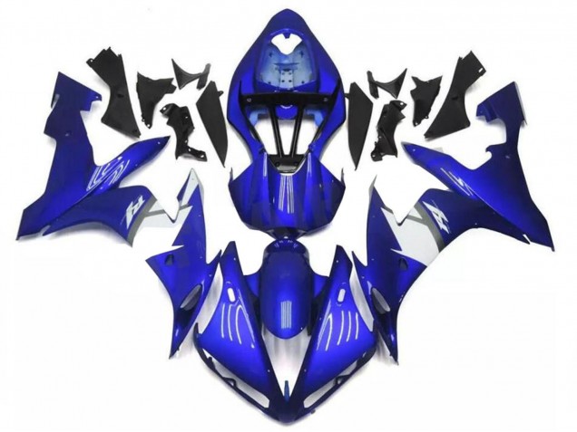 Discount 2009-2011 Blue White Yamaha YZF R1 Motorcycle Fairings Canada