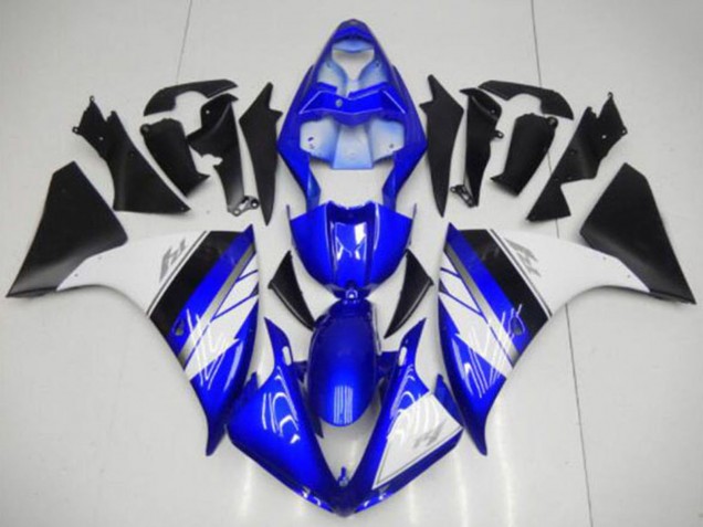 Discount 2009-2011 Blue White Matte Black Yamaha YZF R1 Motorcycle Fairings Canada