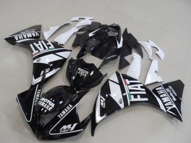 Discount 2009-2011 White Black Motul Fiat Yamaha YZF R1 Motorcycle Fairings Canada
