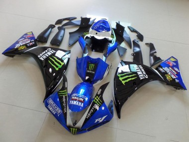 Discount 2009-2011 White Blue Black Green Monster Yamalube Graves Yamaha YZF R1 Motorcycle Fairings Canada