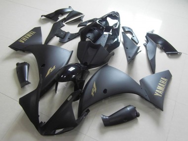 Discount 2009-2011 Glossy Black Matte Black Gold Decals Yamaha YZF R1 Motorcycle Fairings Canada