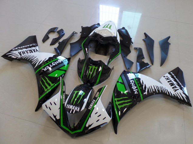 Discount 2009-2011 White Blue Black Green Monster Yamaha YZF R1 Motorcycle Fairings Canada