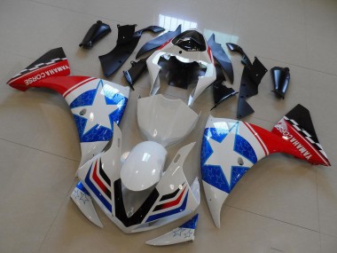 Discount 2009-2011 White Blue Red Black Ducati Star Style Yamaha YZF R1 Motorcycle Fairings Canada