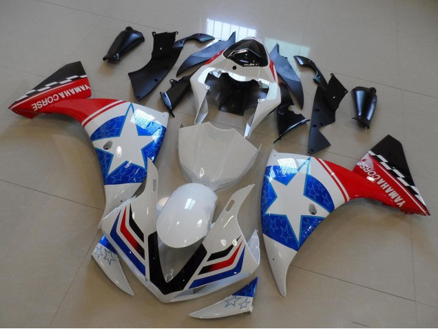 Discount 2009-2011 White Blue Red Black Ducati Star Style Yamaha YZF R1 Motorcycle Fairings Canada